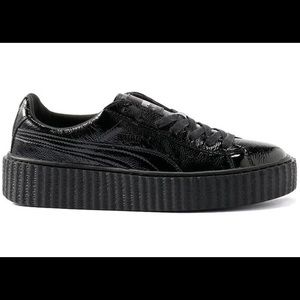Puma Creeper Rihanna Fenty Cracked Leather Black